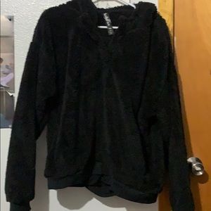 Fuzzy Sweater with hoodie